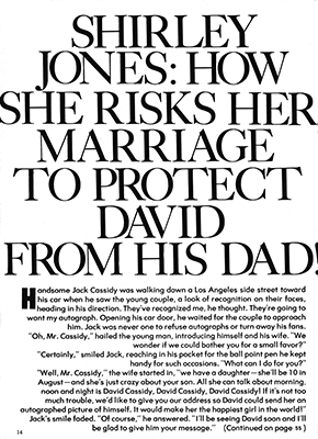 Hollywood Screen Parade Magazine October 1971