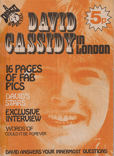 David Cassidy in London