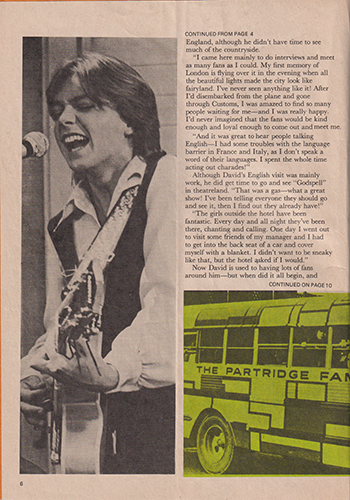 David Cassidy in London