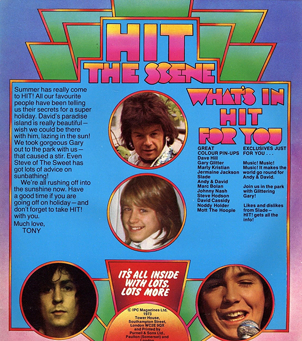 Hit Magazine July 28, 1973