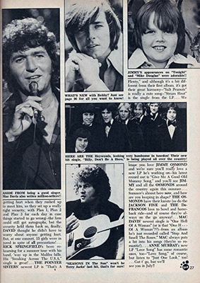 David Cassidy In Print - June 1974 Tiger Beat Magazine