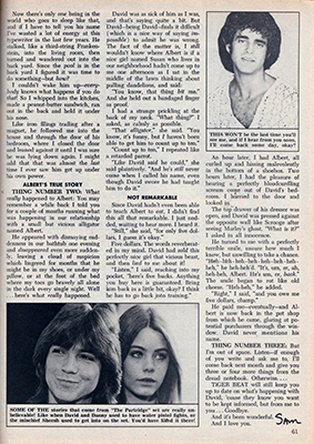 David Cassidy In Print - June 1974 Tiger Beat Magazine