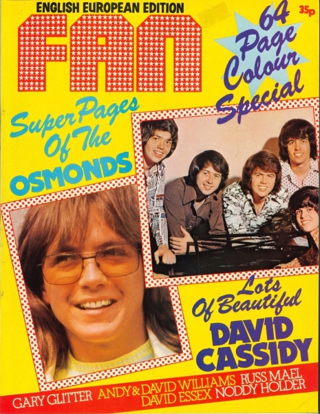 September 1974 Fan Magazine Special page