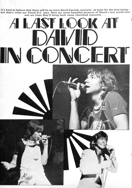 September 1974 Fan Magazine Special page