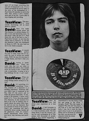 Tiger Beat Teen View March 1979