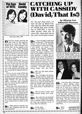 Tiger Beat September 1980