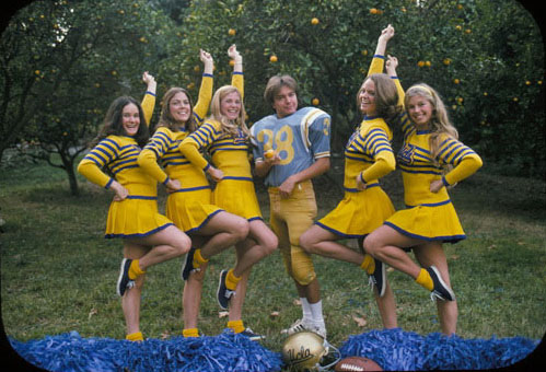 David Cassidy and UCLA Cheerleaders