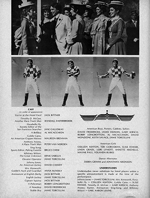 Little Johnny Jones program, Dorethy Chandler Pavillion, June 1981