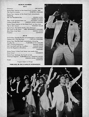 Little Johnny Jones program, Dorethy Chandler Pavillion, June 1981