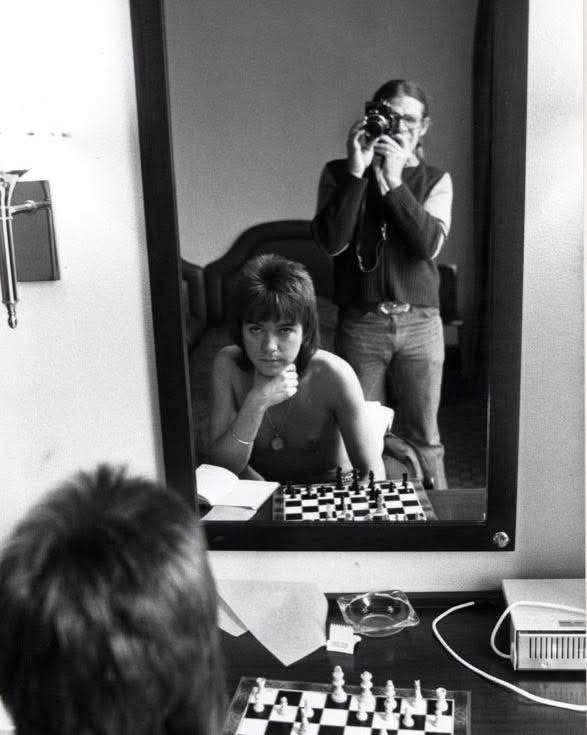 David in the studio