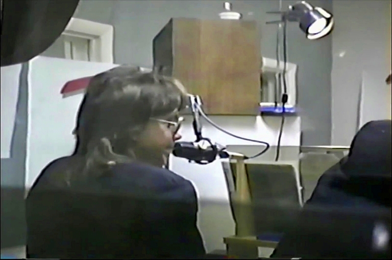 David in the studio 1990