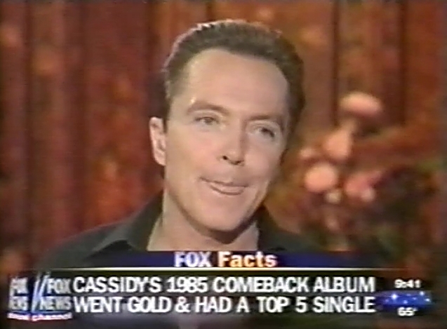 David Cassidy August 11, 2001