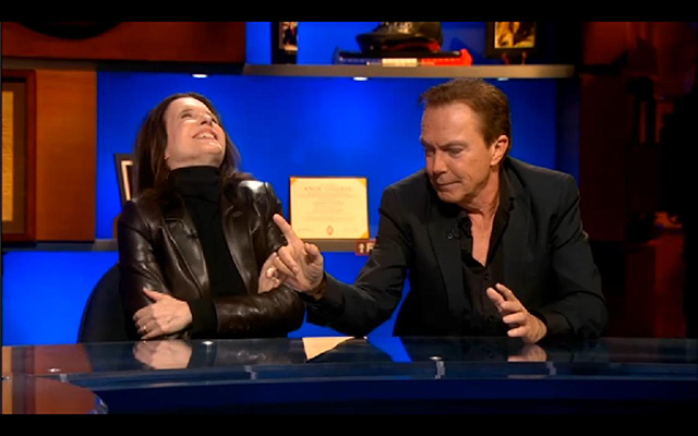 David Cassidy, The Colbert Report, 2012